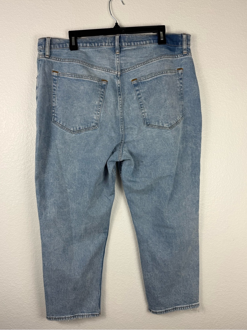 Abercrombie & Fitch the ankle straight ultra high rise size 34 - Picture 4 of 6